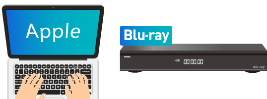 PC・Blu-rayプレーヤーイラスト