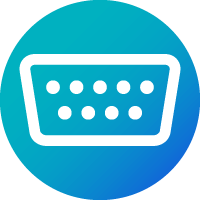 RS-232Cコネクターアイコン