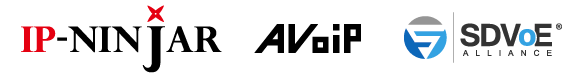 ロゴ：IP-NINJAR、AV over IP