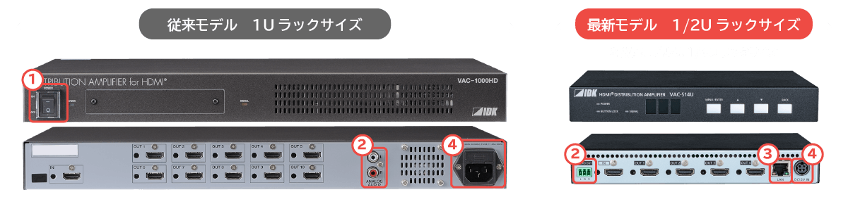 インターフェース比較
